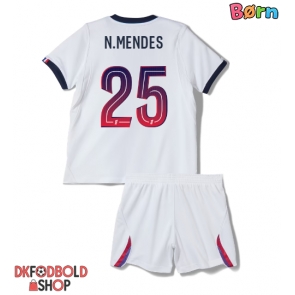 Paris Saint-Germain Nuno Mendes #25 Udebanesæt Børn 2026-27 Kort ærmer (+ korte bukser)